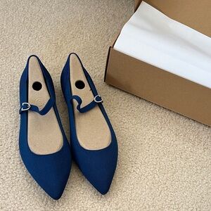 Rothy's Bluebell The Point Mary Jane Flats women’s 9.5 NIB